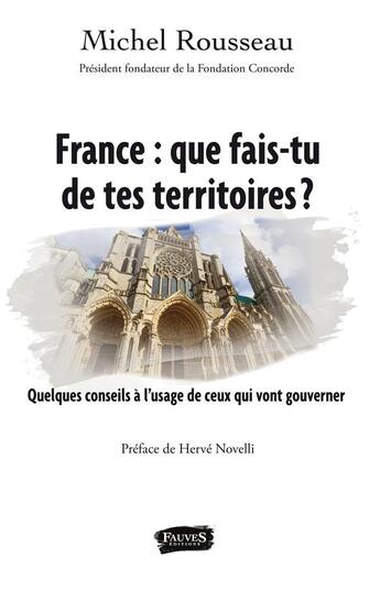 Couverture du livre « France : que fais-tu de tes territoires ? : Quelques conseils à l'usage de ceux qui vont gouverner » de Rousseau/Michel aux éditions Fauves