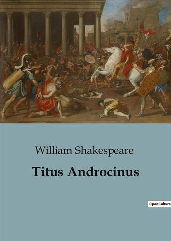 Couverture du livre « Titus Androcinus » de William Shakespeare aux éditions Culturea