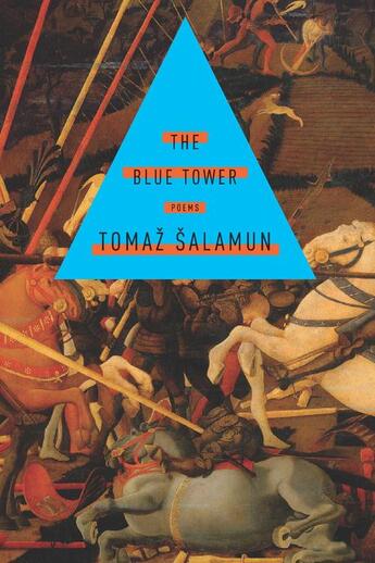 Couverture du livre « The Blue Tower » de Tomaz Salamun aux éditions Houghton Mifflin Harcourt