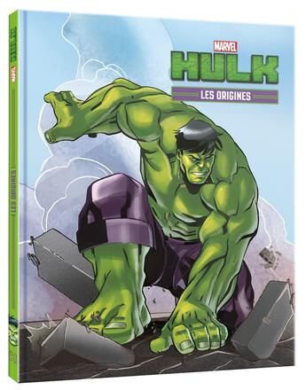 Couverture du livre « Hulk : les origines » de Marvel aux éditions Disney Hachette