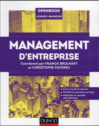 Couverture du livre « Introduction au management d'entreprise » de Franck Brulhart et Christophe Favoreu aux éditions Dunod