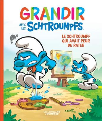 Couverture du livre « Grandir avec les Schtroumpfs Tome 13 : Le schtroumpf qui avait peur de rater » de Falzar et Antonello Dalena et Thierry Culliford aux éditions Lombard Jeunesse