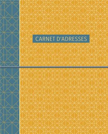 Couverture du livre « Carnet d'adresses - motifs » de  aux éditions Paperstore