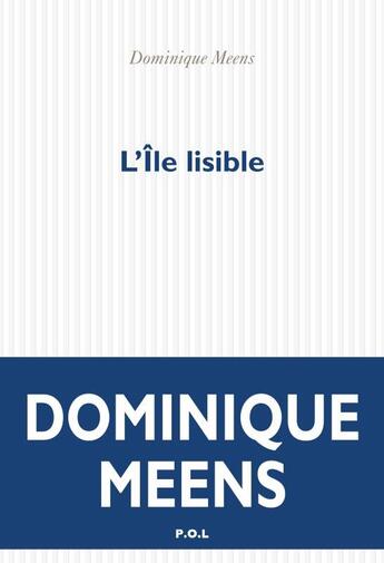 Couverture du livre « L'île lisible » de Dominique Meens aux éditions P.o.l