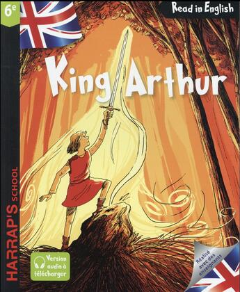 Couverture du livre « King Arthur » de Michael Morpurgo aux éditions Harrap's