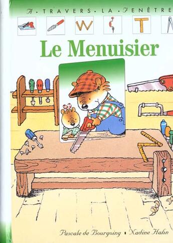 Couverture du livre « Le menuisier » de De Bourgoing aux éditions Calligram