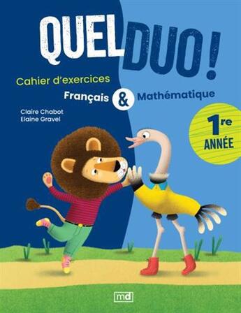 Couverture du livre « Quel duo ! 1ere annee » de Claire Chabot aux éditions Marcel Didier