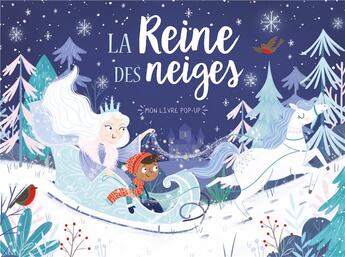 Couverture du livre « Mon pop-pop : la reine des neiges » de Samara Hardy aux éditions 1 2 3 Soleil