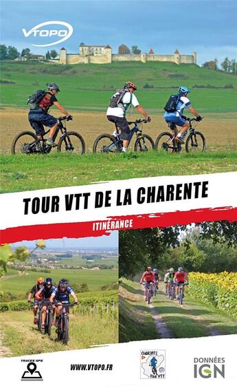 Couverture du livre « Tour VTT de la Charente itinérance » de  aux éditions Vtopo