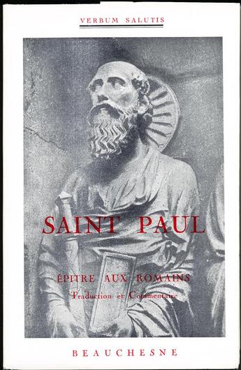 Couverture du livre « Saint Paul ; épître aux romains » de Joseph Huby aux éditions Beauchesne