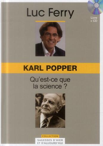 Couverture du livre « Karl Popper ; qu'est ce que la science? » de  aux éditions Societe Du Figaro