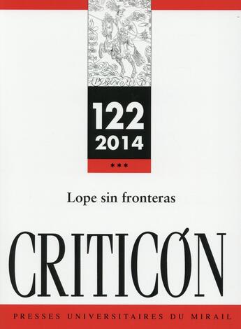 Couverture du livre « Lope sin fronteras » de Marc Vitse aux éditions Pu Du Midi