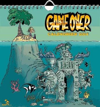 Couverture du livre « Game over : calendrier (édition 2014) » de Midam aux éditions Glenat