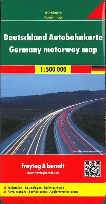 Couverture du livre « Allemagne autoroute » de  aux éditions Freytag Und Berndt