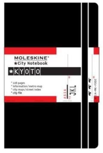 Couverture du livre « Moleskine city notebook kyoto ; couverture rigide noir » de Moleskine aux éditions Moleskine Papet