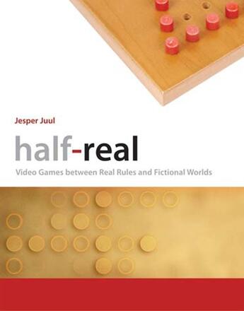 Couverture du livre « HALF-REAL - VIDEO GAMES BETWEEN REAL RULES AND FICTIONAL WORLDS » de Jesper Juul aux éditions Mit Press