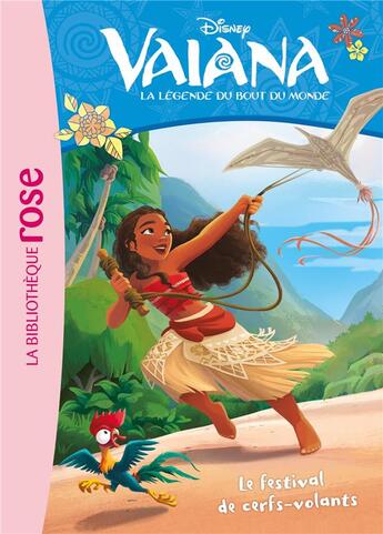 Couverture du livre « Vaiana, la légende du bout du monde t.12 ; le festival de cerfs-volants » de Disney aux éditions Hachette Jeunesse