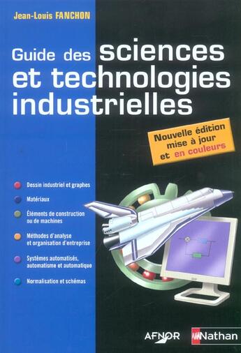 Couverture du livre « Guide sciences technolog indus » de Jean-Louis Fanchon aux éditions Nathan