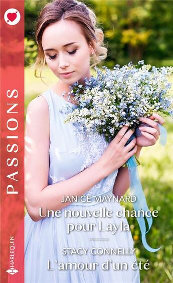 Couverture du livre « Une nouvelle chance pour Layla ; l'amour d'un été » de Stacy Connelly et Janice Maynard aux éditions Harlequin