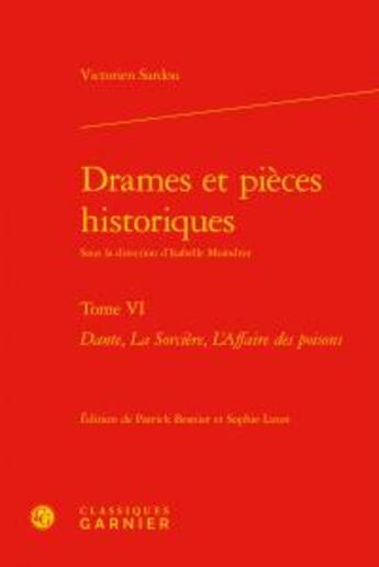 Couverture du livre « Drames et pièces historiques t.6 ; 