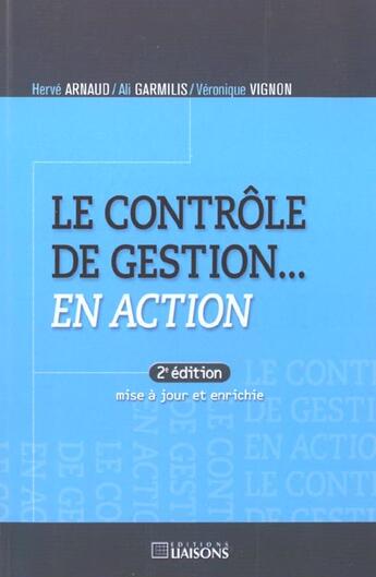 Couverture du livre « Controle de gestion en action » de Arnaud aux éditions Liaisons