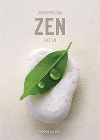 Couverture du livre « Agenda zen (2014) » de  aux éditions Modus Vivendi
