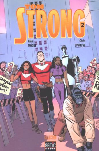 Couverture du livre « Tom Strong T.2 » de Alan Moore aux éditions Tournon