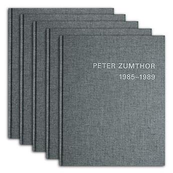 Couverture du livre « Peter zumthor volume 1 » de  aux éditions Scheidegger