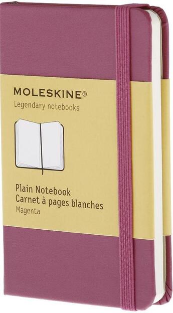 Couverture du livre « Carnet blanc très petit format rose foncé » de  aux éditions Moleskine