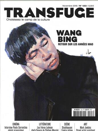 Couverture du livre « Transfuge n 123 wang bing - novembre 2018 » de  aux éditions Transfuge