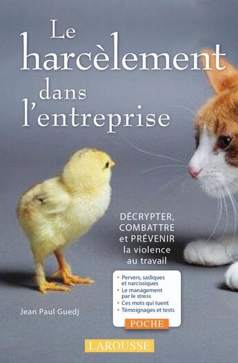 Couverture du livre « Le harcèlement dans l'entreprise » de  aux éditions Larousse