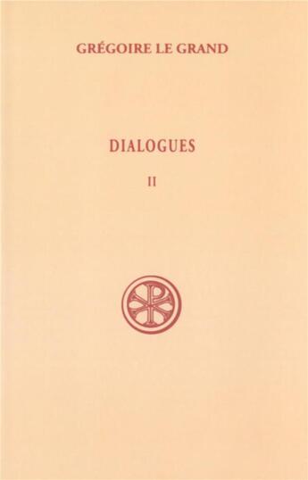 Couverture du livre « Dialogues t.2 ; texte, critique, traduction et notes » de  aux éditions Cerf