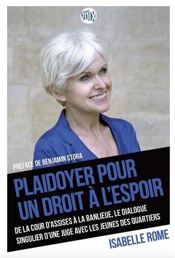 Couverture du livre « Plaidoyer pour un droit à l'espoir » de Isabelle Rome aux éditions Enrick B.