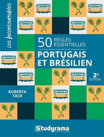 Couverture du livre « 50 regles essentielles en portugais/bresilien » de Roberta Tack aux éditions Studyrama