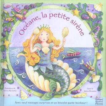 Couverture du livre « Oceane la petite sirene » de Sabine Minssieux et Patricia Mac Carthy aux éditions Quatre Fleuves