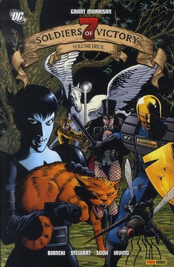 Couverture du livre « Seven soldiers of victory t.2 » de Grant Morrison aux éditions Panini