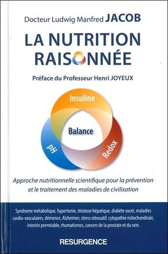 Couverture du livre « La nutrition raisonnée ; approche nutritionnelle scientifique » de Ludwig Manfred Jacob aux éditions Marco Pietteur