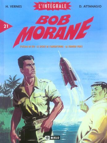 Couverture du livre « Bob Morane : Intégrale vol.21 » de Dino Attanasio et Vernes Henri aux éditions Miklo