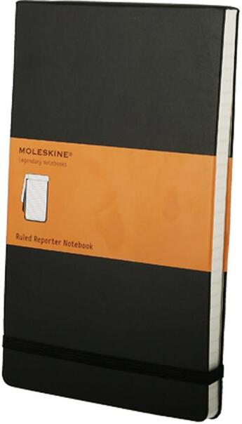 Couverture du livre « Bloc-notes ligne - grand format - couverture rigide noire » de Moleskine aux éditions Moleskine