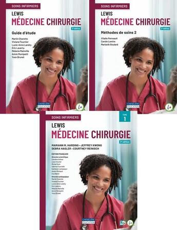 Couverture du livre « Lewis Médecine chirurgie : soins infirmiers (3e édition) » de Mariann Harding et Jeffrey Kwong et Debra Hagler et Courtney Reinisch aux éditions Cheneliere Mcgraw-hill