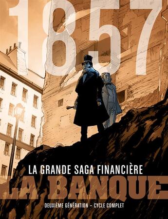 Couverture du livre « La banque ; COFFRET VOL.2 ; T.3 ET T.4 ; deuxième génération ; cycle complet » de Pierre Boisserie et Philippe Guillaume et Malo Kerfriden aux éditions Dargaud