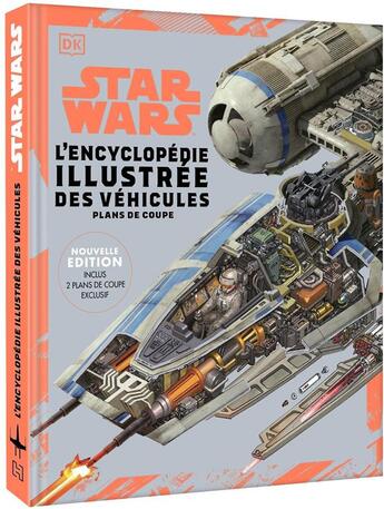 Couverture du livre « Star Wars : encyclopédie illustrée des véhicules » de  aux éditions Hachette Heroes