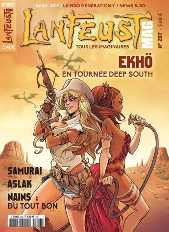 Couverture du livre « LANFEUST MAG N.207 ; Ekhö ; en tournée Deep South » de Lanfeust Mag aux éditions Soleil Presse