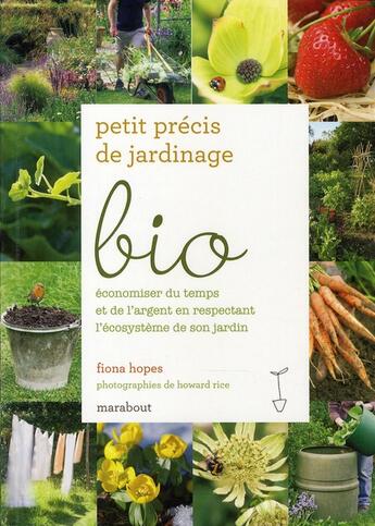 Couverture du livre « Mon jardin bio » de Hopes -F aux éditions Marabout