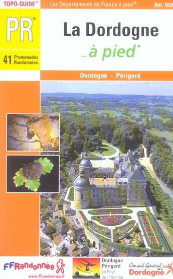 Couverture du livre « Dordogne a pied ned 2005 - 24 - pr - d024 » de  aux éditions Ffrp