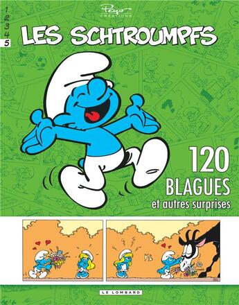 Couverture du livre « Les Schtroumpfs - 120 blagues et autres surprises Tome 5 » de Peyo aux éditions Lombard