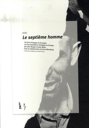 Couverture du livre « Le septième homme » de John Berger aux éditions Fage