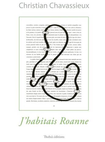 Couverture du livre « J'habitais Roanne » de Christian Chavassieux aux éditions Thoba's