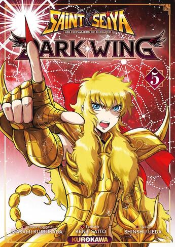 Couverture du livre « Saint Seiya : dark wing Tome 5 » de Kenji Saito et Masami Kuromada et Shinshu Ueda aux éditions Kurokawa