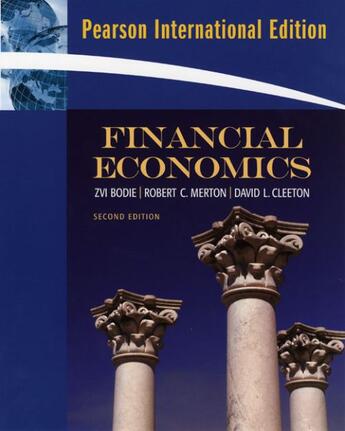 Couverture du livre « Financial economics (2e édition) » de Zvi Bodie et Robert C. Merton et David L. Cleeton aux éditions Pearson